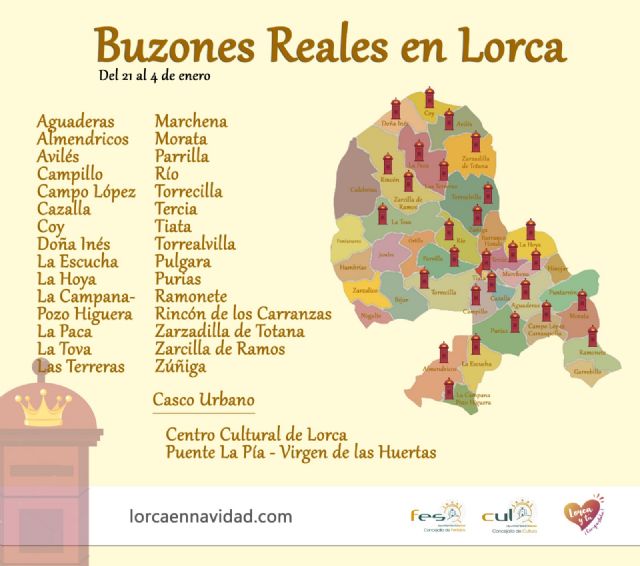 Los niños y niñas de Lorca podrán contactar por videollamada con el Cartero Real virtual del 2 al 4 de enero